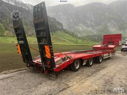Damm SE-51M 3 axle Machine trailer w/ hydraulic driving