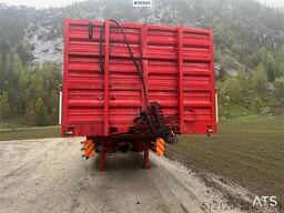 Damm SE-51M 3 axle Machine trailer w/ hydraulic driving