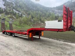 Damm SE-51M 3 axle Machine trailer w/ hydraulic driving