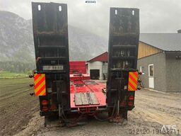 Damm SE-51M 3 axle Machine trailer w/ hydraulic driving