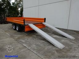 Möslein TTD 13 Weiß  13 t Tandem 3- Seitenkipper Tieflader-- Neufahrzeug --