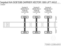 SCHMITZ CARGOBULL N/A SCB*S3B CARRIER VECTOR 1550 LIFT AXLE TAIL L