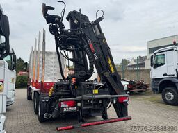MAN 33.500 TGX 6x4 Holztransporter Kran Loglift F115