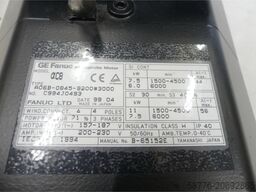 Fanuc A06B-0845-B200 AC Spindelmotor SN: C994J0493