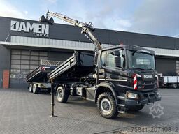 Scania G 500 XT 4x4 Kipper/Kraan