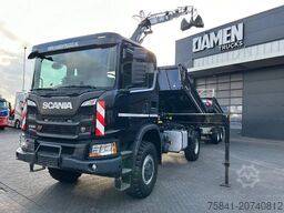 Scania G 500 XT 4x4 Kipper/Kraan