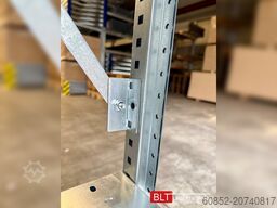 1,33 lfm Gebrauchtes STOW Fachbodenregal 300cm hoch, 60cm tief, 7 Lagerebenen