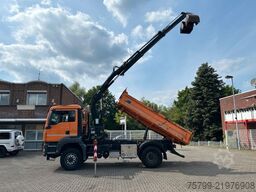 MAN 18.320 3Skipper mit HIAB 111 Kran + Greifer