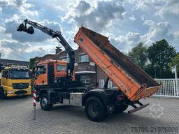 MAN 18.320 3Skipper mit HIAB 111 Kran + Greifer