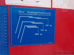MAN 8.180 TGL + Böcker AK 32 Meter Dachdeckerkran