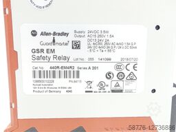 Allen-Bradley 440R-EM4R2 / GSR EM Safety Relay Series: A 201 SN:055 - ungebr.! -