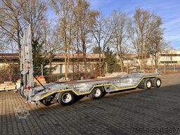 Möslein T 4 VB H1 R  neuer 4 Achs Tieflader + Radmulden
