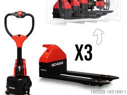 SCHORR [3er SET] RR15NHE3 Elektrohubwagen