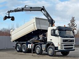 VOLVO FM 440 Kipper 5,60m * HIAB 166 B-3 HIDUO* 8x4