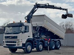 VOLVO FM 440 Kipper 5,60m * HIAB 166 B-3 HIDUO* 8x4