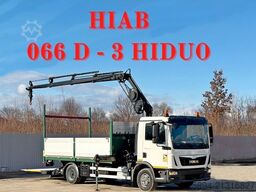 MAN TGL 12.220 Pritsche 4,50 m + HIAB 066 D-3 HIDUO