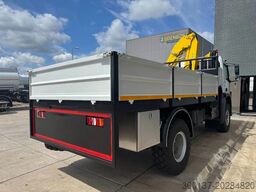 Mercedes-Benz Atego Atego 1725 4x4 Flatbed with Hyva HB120 Crane