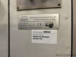 Man Roland 708 P 1998 - FOR SPARE PARTS