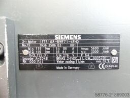 Siemens 1FT6108-8WF71-4FH0 SN: YFTN36350603001 - wassergekühlt