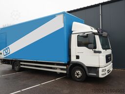 MAN TGL 12.220 closed box truck