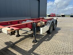 Krone 2-axle 20FT chassis / BPW + drumbrakes, / airsu...