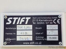 Palfinger PK9501 Crane / Grua / Kran - Stift container -