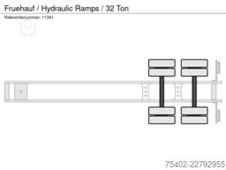 Fruehauf / Hydraulic Ramps / 32 Ton