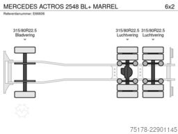 Mercedes-Benz ACTROS 2548 BL+ MARREL