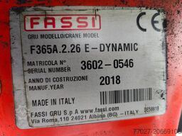 MAN Tridem 8x4 Euro6 Kipper Kraan Fassi F365