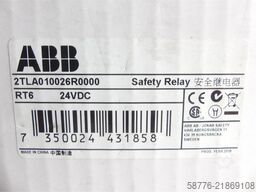 ABB 2TLA010026R0000 Sicherheitsrelais RT6 SN: 18345 - ! -