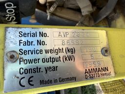 AMMANN AVP 2920 HATZ Diesel 190 kg AMMANN AVP 2920 HATZ Diesel 190 kg