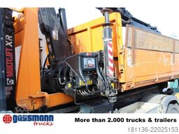  Abrollcontainer mit Kran Hiab 099E-3 HiDuo, Funk