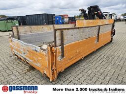  Abrollcontainer mit Kran Hiab 099E-3 HiDuo, Funk