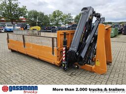  Abrollcontainer mit Kran Hiab 099E-3 HiDuo, Funk