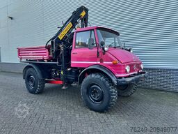 Unimog 416/U1100 Hiab kraan, Wener lier