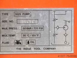Ridgid 1425 Pump 50 bar
