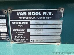 Van Hool 20 Ft Container Chassis, Full Steel, Perfect Co...