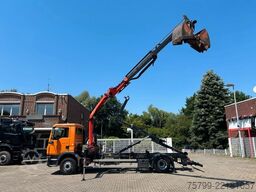 MAN 15.290 Abroller + PK9002 Kran + Greifer