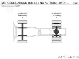 MERCEDES AROCS 1843 LS ( NO ACTROS) +HYDRAULIQUE