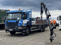 Scania P410 HIAB  X-HIDOU 188 E-5, RETARDER, WHEELBASE...