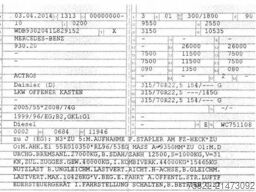 MERCEDES-BENZ Actros 2541 / lenk+lift / ADR / German