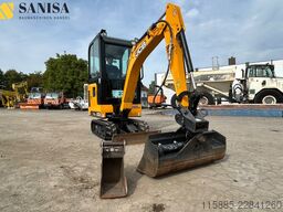 JCB 15C-1/SW/2xLöffel/1,7 t/Schwenkarm