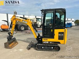 JCB 15C-1/SW/2xLöffel/1,7 t/Schwenkarm