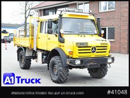 UNIMOG U4000, 437/25 4x4, Pritsche, Doka, Allrad 6 Sitze,