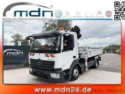 MERCEDES-BENZ Atego 818 Kipper KRAN 14m SEILWINDE FUNK AHK
