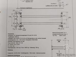 KAISER SBTE-F100-750/3.000, Hallenkran, Kran