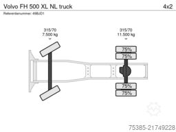 Volvo FH 500 XL NL truck