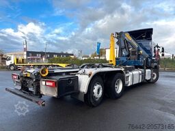 VOLVO FM430-6X2/4-KRAN+ABROLLER/KFZ BRIEF/TOP