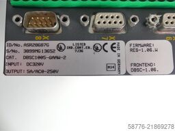 Baldor DBSC1005-GAAW-2 Servoantrieb INPUT ID/No: ASR28687G SN: 3899MG13652