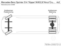 Mercedes-Benz Sprinter 514 *Kipper*AHK3,5t*Airco*CruiseControl